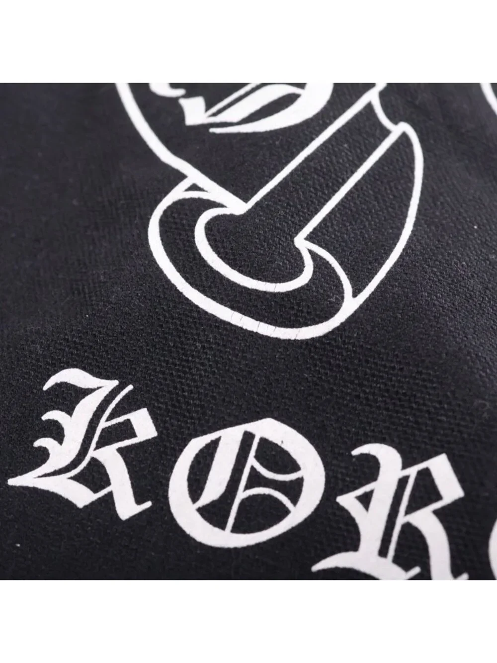 Chrome Hearts Korea Limited Horseshoe Print Tote Bag Black